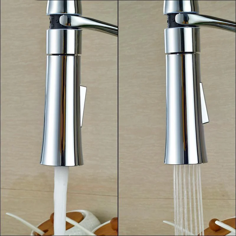 Two Modes Pull Down Kitchen Tap With A Switch -Bathlova