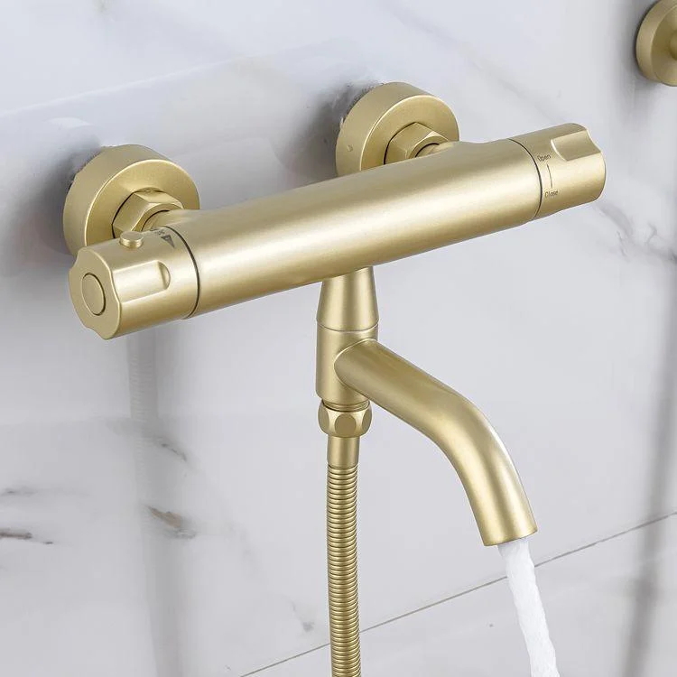 Ultra-Luxury Shower Trim Wall Mounted Included Hand Shower and Tap -Bathlova