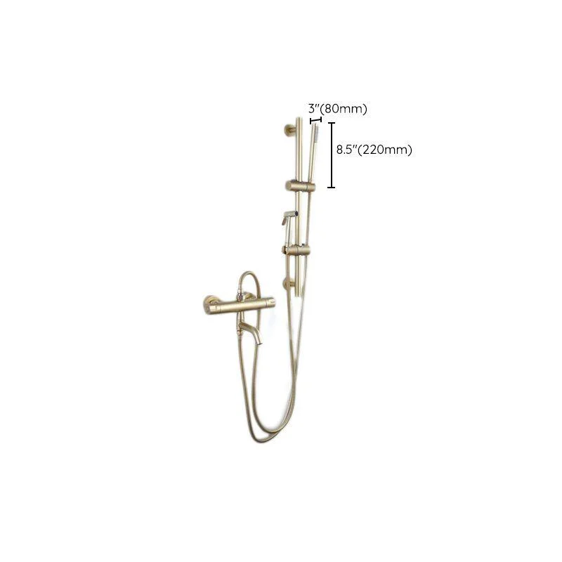 Ultra-Luxury Shower Trim Wall Mounted Included Hand Shower and Tap -Bathlova