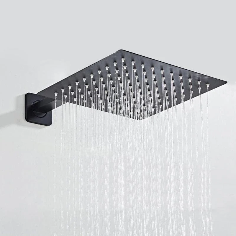 Ultrathin Rain Shower Head Wall & Ceiling Square & Round Shower head -Bathlova