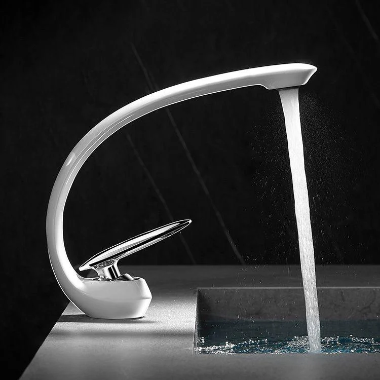 Unique Bathroom Tap Waterfall Spout Brass Washroom Tap -Bathlova