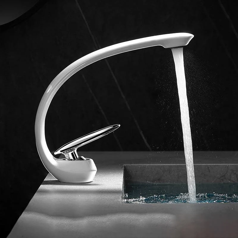 Unique Bathroom Tap Waterfall Spout Brass Washroom Tap -Bathlova