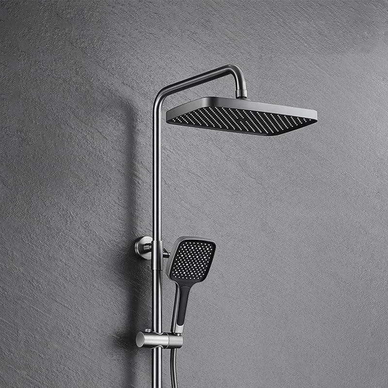 Valve Included Shower System Solid Color Dual Shower Head Shower Head Combo -Bathlova