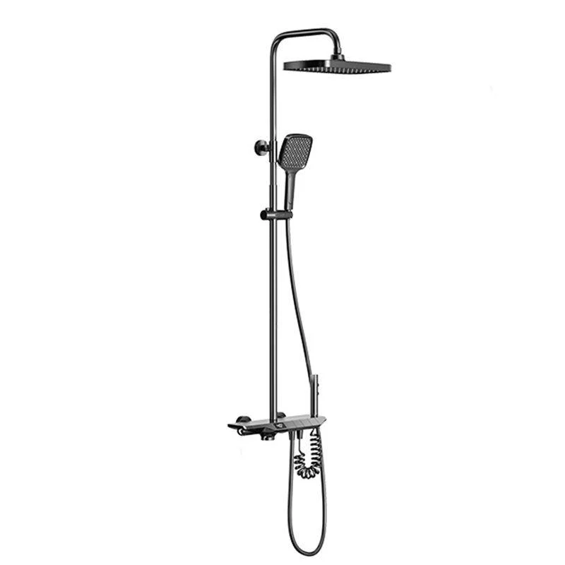 Valve Included Shower System Solid Color Dual Shower Head Shower Head Combo -Bathlova