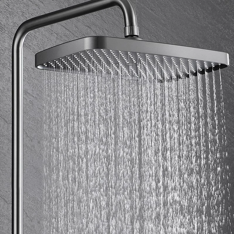 Valve Included Shower System Solid Color Dual Shower Head Shower Head Combo -Bathlova