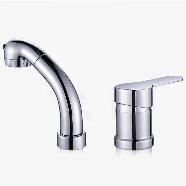 Vessel Sink Bathroom Tap High-Arc Swivel Spout 2 Hole Taps -Bathlova