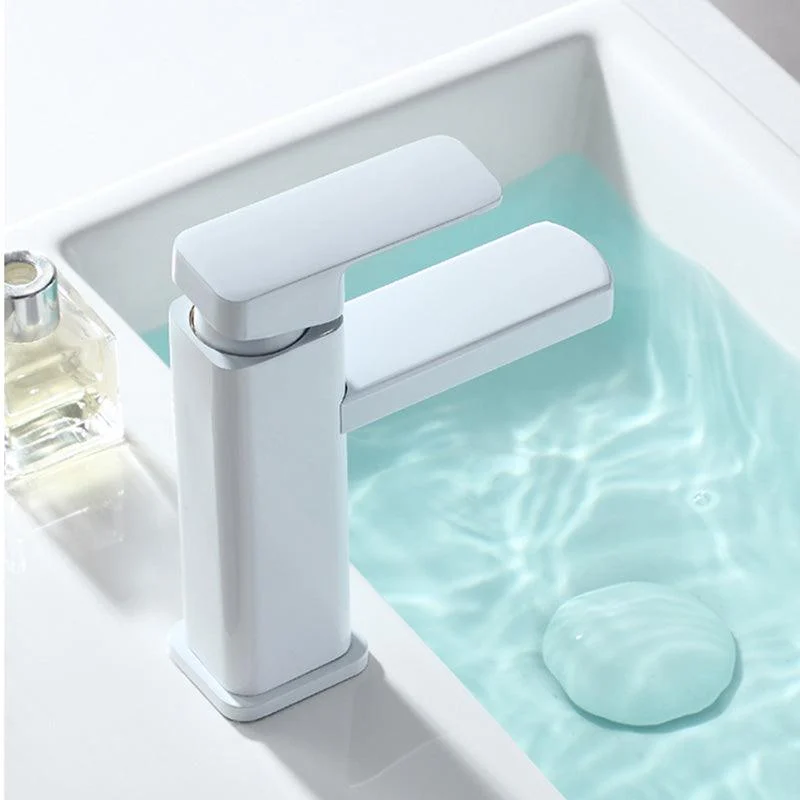 Vessel Sink Bathroom Tap Lever Handle Low Arc Vessel Tap -Bathlova