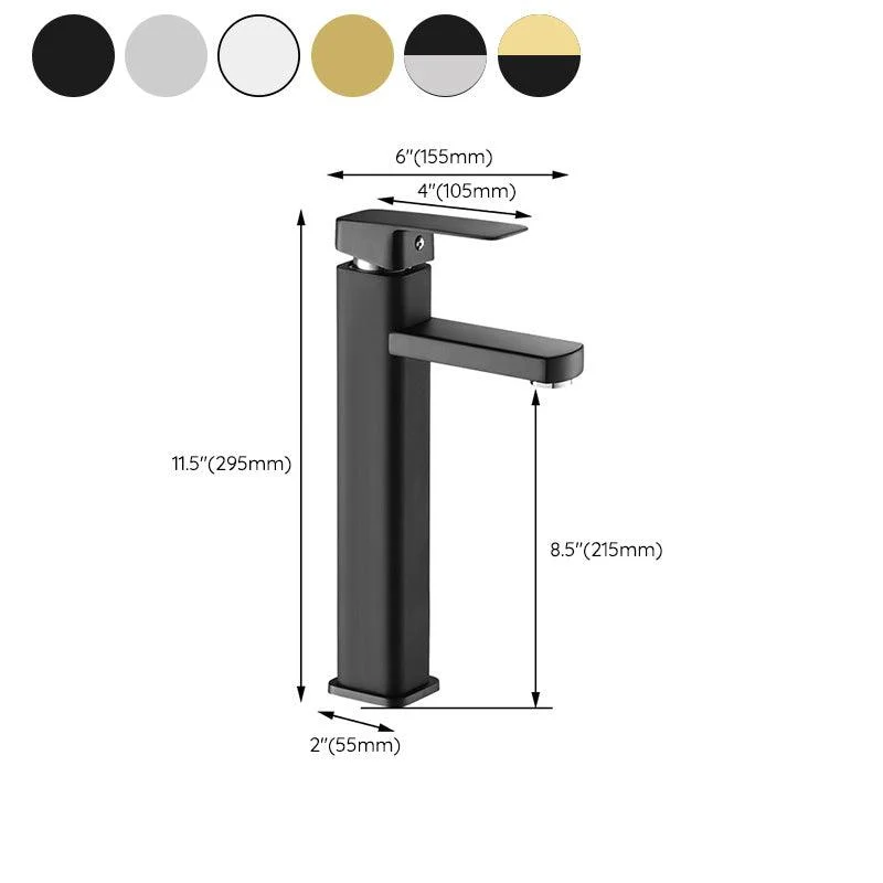 Vessel Sink Bathroom Tap Lever Handle Low Arc Vessel Tap -Bathlova