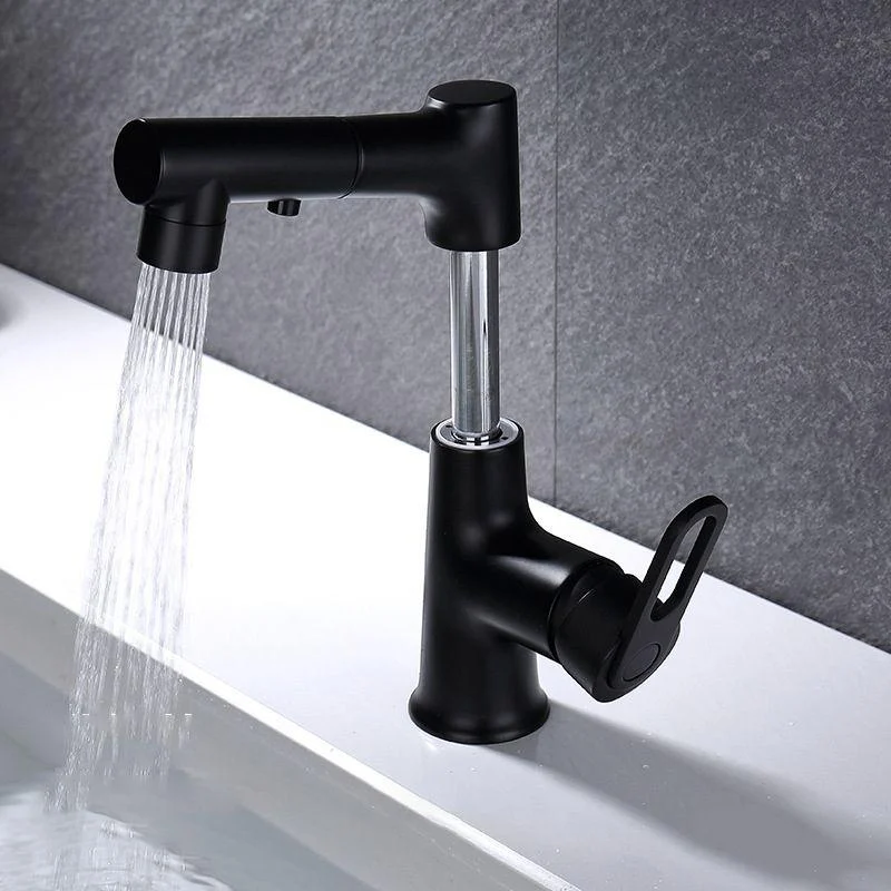 Vessel Sink Tap Contemporary Single Handle Tap with Swivel Spout -Bathlova