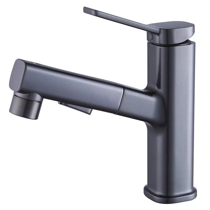 Vessel Sink Tap Contemporary Single Lever Handle Tap for Bathroom -Bathlova