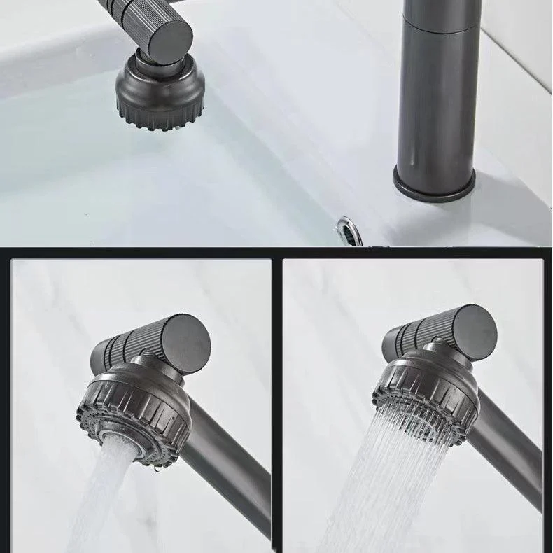 Vessel Sink Tap Glam Style Single Lever Handle Tap for Bathroom -Bathlova