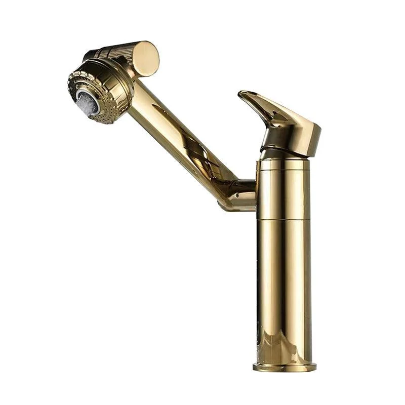 Vessel Sink Tap Glam Style Single Lever Handle Tap for Bathroom -Bathlova