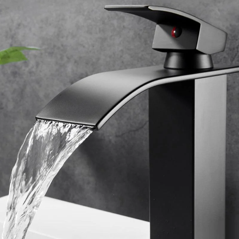 Vessel Sink Taps One Lever Handle Modern Taps for Bathroom -Bathlova