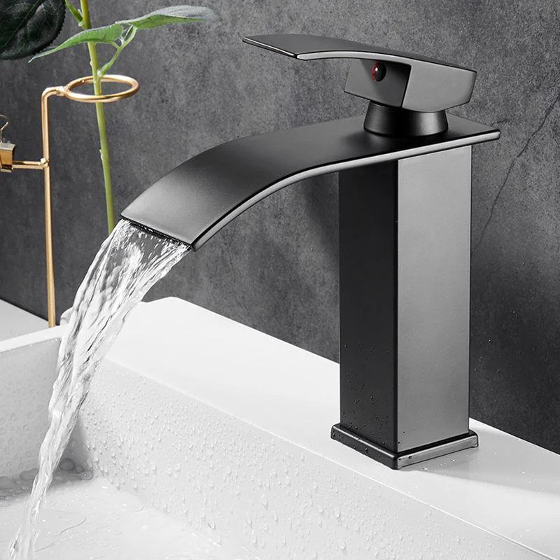 Vessel Sink Taps One Lever Handle Modern Taps for Bathroom -Bathlova