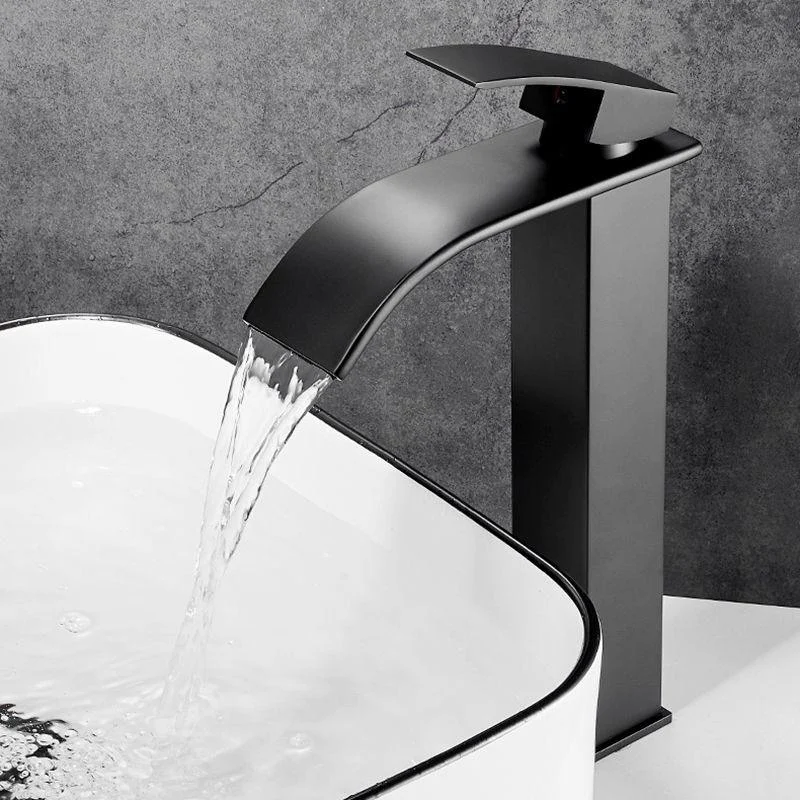 Vessel Sink Taps One Lever Handle Modern Taps for Bathroom -Bathlova