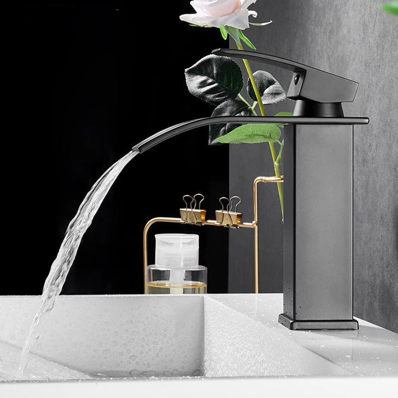 Vessel Sink Taps One Lever Handle Modern Taps for Bathroom -Bathlova