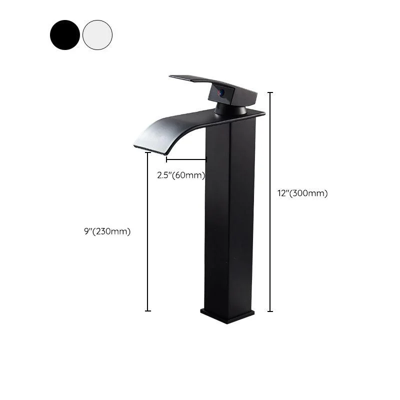 Vessel Sink Taps One Lever Handle Modern Taps for Bathroom -Bathlova