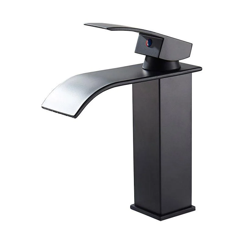 Vessel Sink Taps One Lever Handle Modern Taps for Bathroom -Bathlova