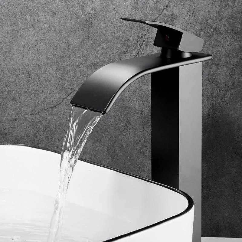 Vessel Sink Taps One Lever Handle Modern Taps for Bathroom -Bathlova