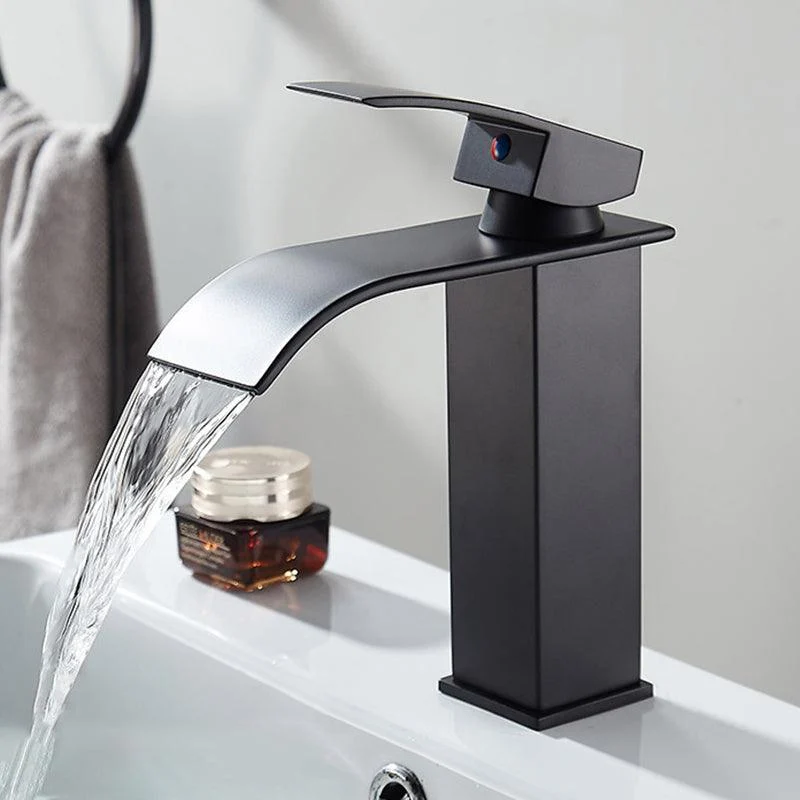 Vessel Sink Taps One Lever Handle Modern Taps for Bathroom -Bathlova