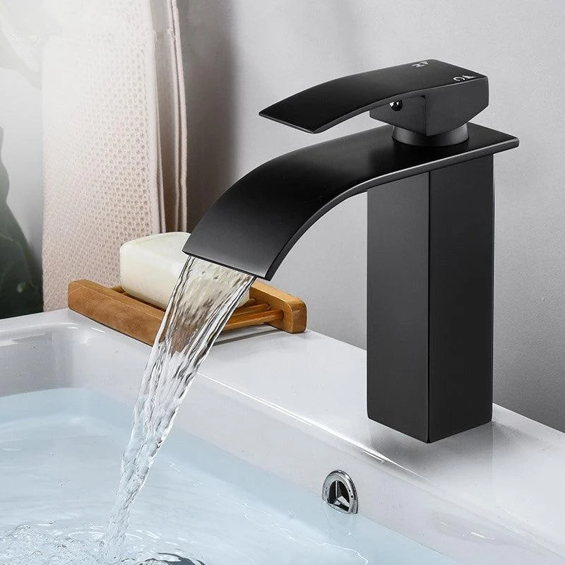 Vessel Sink Taps One Lever Handle Modern Taps for Bathroom -Bathlova