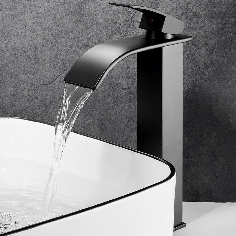 Vessel Sink Taps One Lever Handle Modern Taps for Bathroom -Bathlova