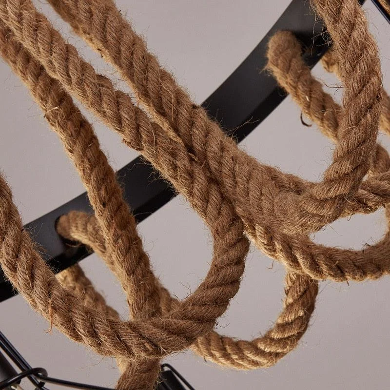 Vintage Rope Chandelier -Bathlova