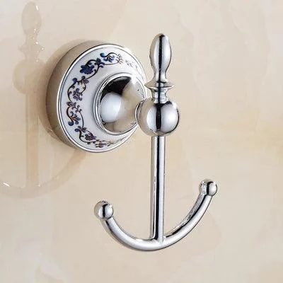 Wall Hook Clothes Hanger Holder Towel Hooks Clothes Hooks With Crystal -Bathlova