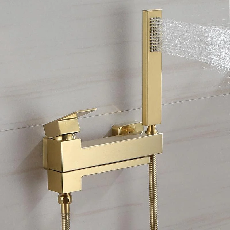 Wall Mount Bathroom Tub Mixer Tap with Hand Shower Bidet Set -Bathlova