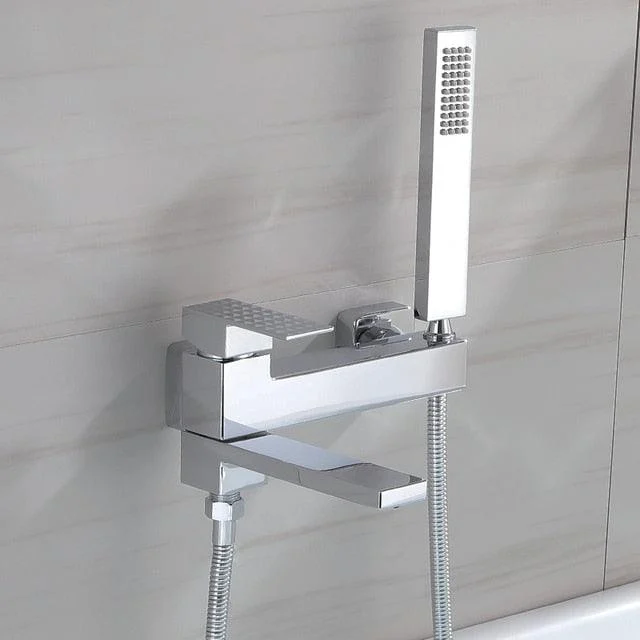 Wall Mount Bathroom Tub Mixer Tap with Hand Shower Bidet Set -Bathlova