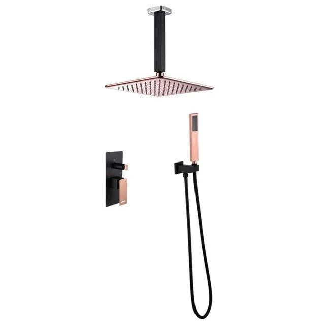 Wall Mount Concealed Shower Tap Dual-Function Shower System -Bathlova