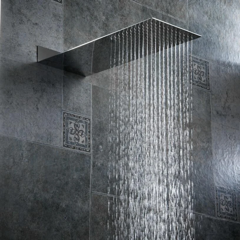 Wall Mount Concealed Ultra Thin Shower Head -Bathlova