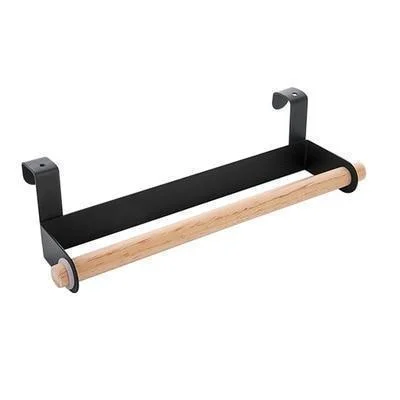 Wall Mount Iron Single Pole Towel Bar Bathroom Accessory -Bathlova