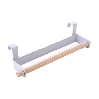 Wall Mount Iron Single Pole Towel Bar Bathroom Accessory -Bathlova