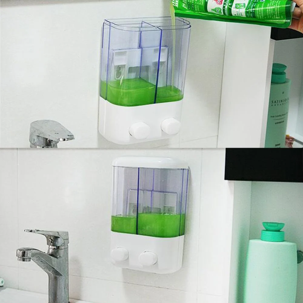 Wall Mount Manual Liquid Soap Dispenser -Bathlova