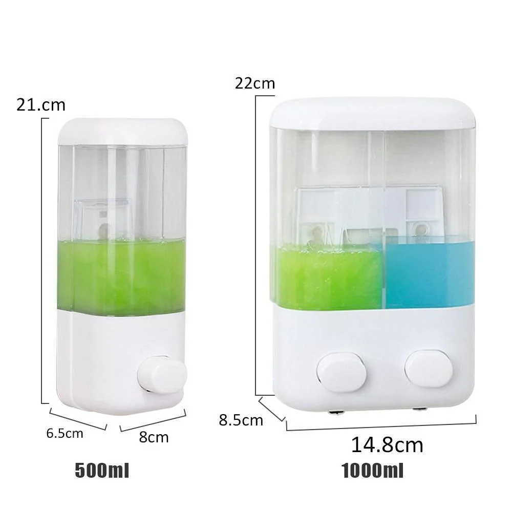 Wall Mount Manual Liquid Soap Dispenser -Bathlova