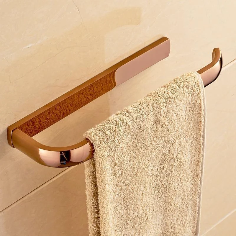 Wall Mount Single Bar Towel Holder -Bathlova