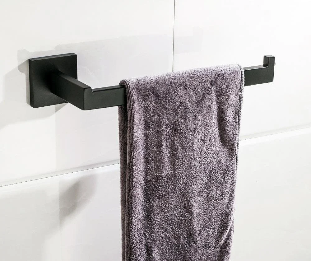 Wall Mount Stainless Steel Single Towel Bar -Bathlova