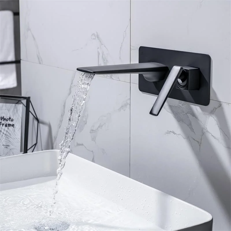 Wall Mount Tap Hot and Cold Water Mixer Tap for Bathroom Sink -Bathlova