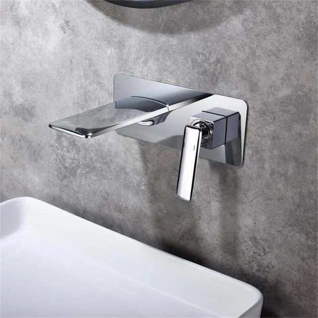 Wall Mount Tap Hot and Cold Water Mixer Tap for Bathroom Sink -Bathlova