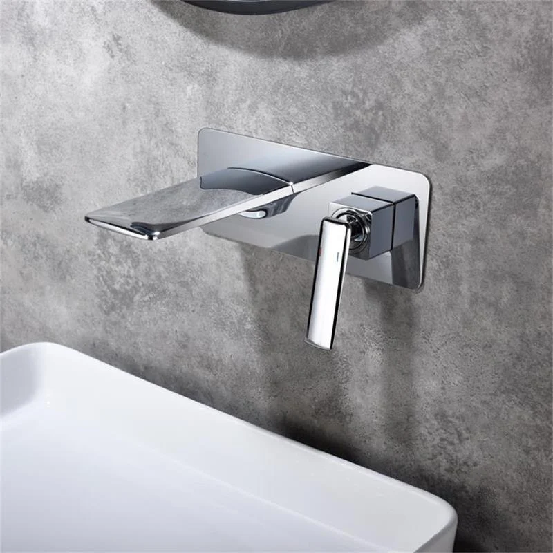 Wall Mount Tap Hot and Cold Water Mixer Tap for Bathroom Sink -Bathlova