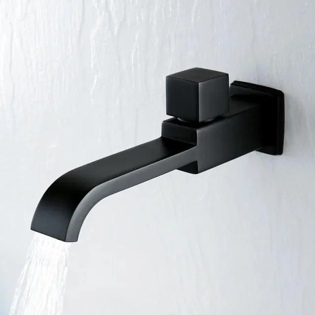 Wall Mounted Basin Tap Brass Single Handle Tap Single Sink Tap -Bathlova