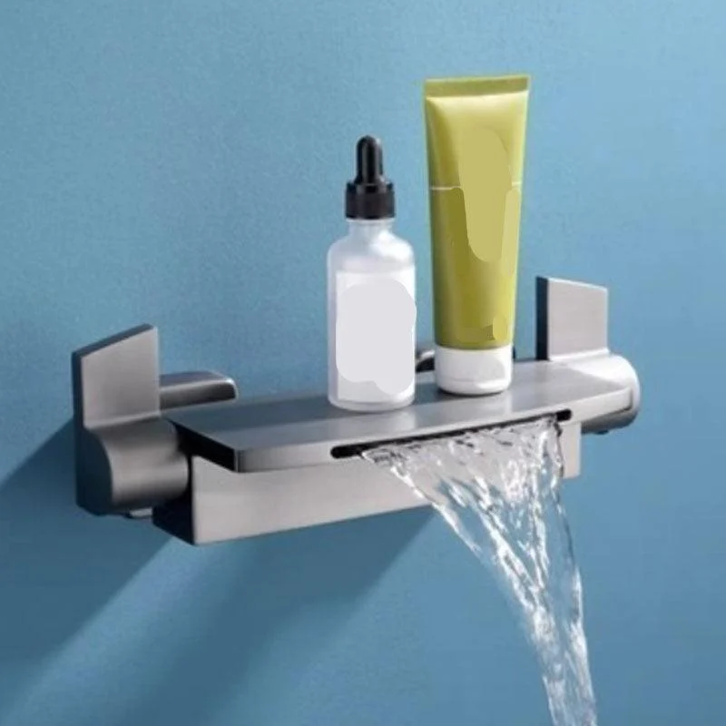 Wall Mounted Bath Tap Solid Color Waterfall Bathroom Tap -Bathlova