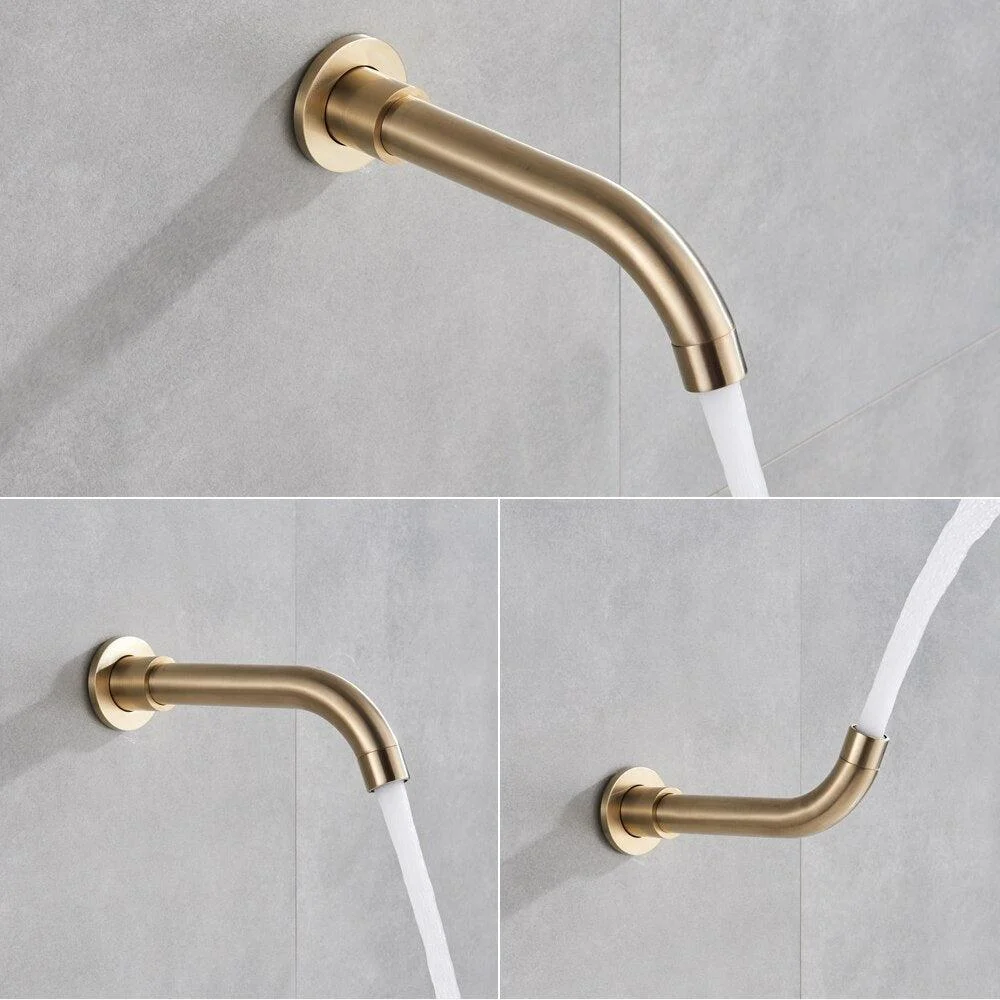 Wall Mounted Bathroom Rainfall Shower Tap Set Brass 3-ways Shower -Bathlova