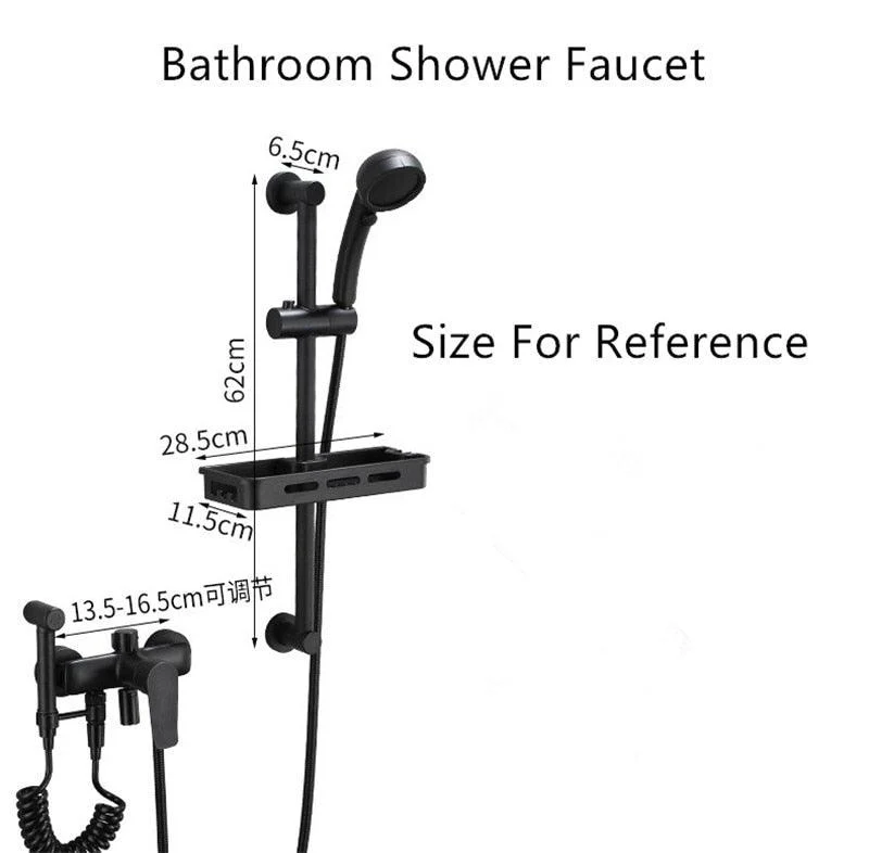 Wall Mounted Bathroom Shower Tap with Pull-Out Spray -Bathlova