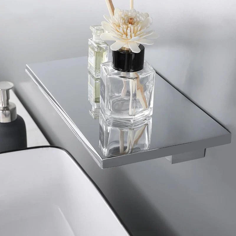 Wall Mounted Bathroom Sink Tap Single Handle 2 Hole Basin Tap -Bathlova