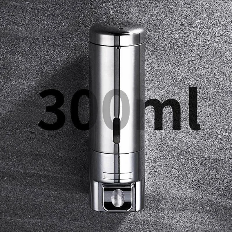 Wall Mounted Bathroom Stainless Steel Hand Liquid Soap Dispenser -Bathlova