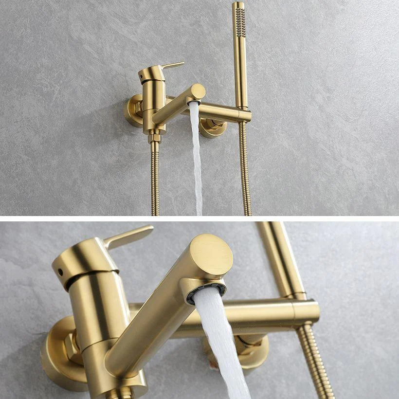 Wall Mounted Bathroom Tap Contemporary Style Swivel Bathroom Tap -Bathlova