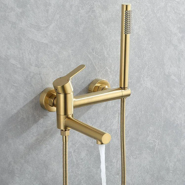 Wall Mounted Bathroom Tap Contemporary Style Swivel Bathroom Tap -Bathlova