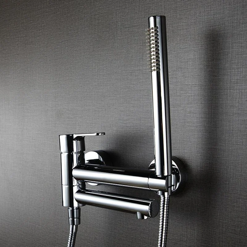 Wall Mounted Bathroom Tap Contemporary Style Swivel Bathroom Tap -Bathlova